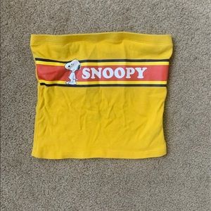 Snoopy tube crop top